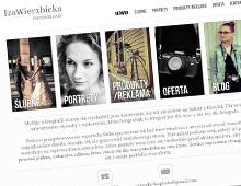 Iza Wierzbicka — strona firmowa, realizacja web-pc.pl